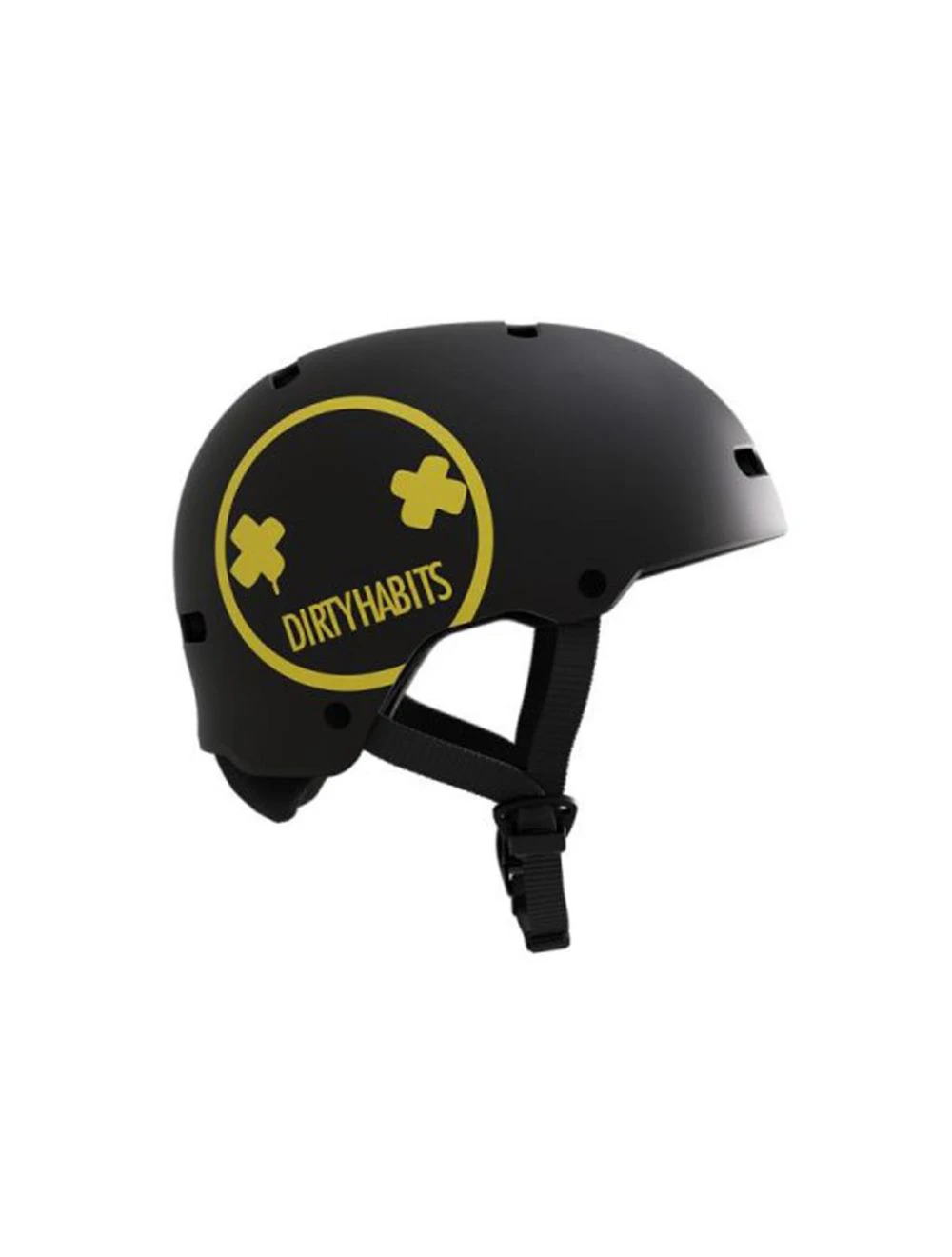 That is a Helmet; Watersports Helmet Mystic Vandal Pro Dirty Habits Black Yellow Black Yellow