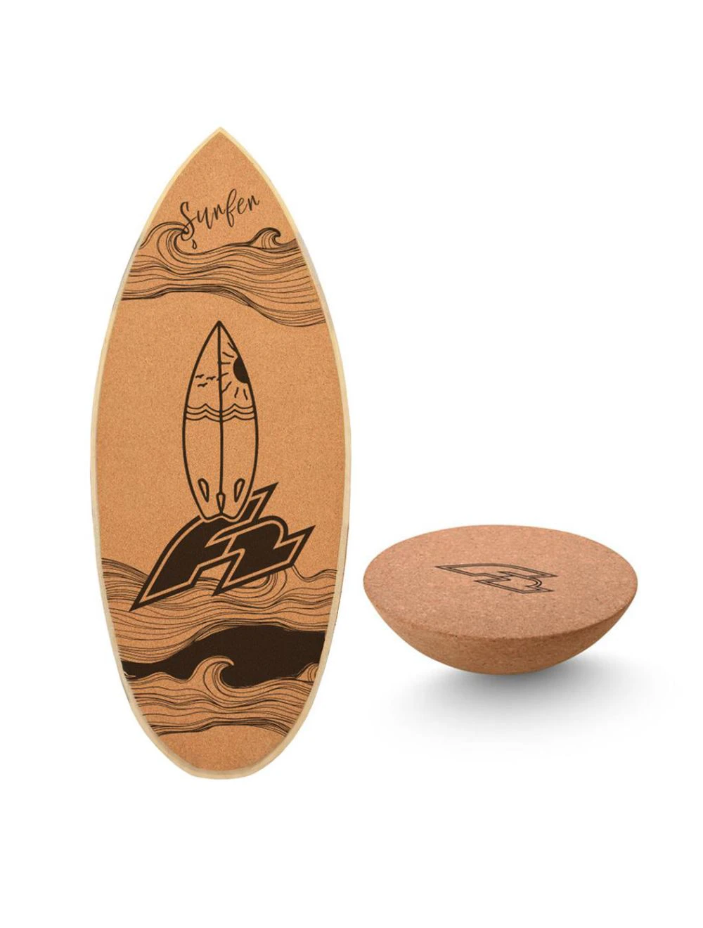 That is a Balance Trainer F2 Cork Balance Board Surf + Halfshell