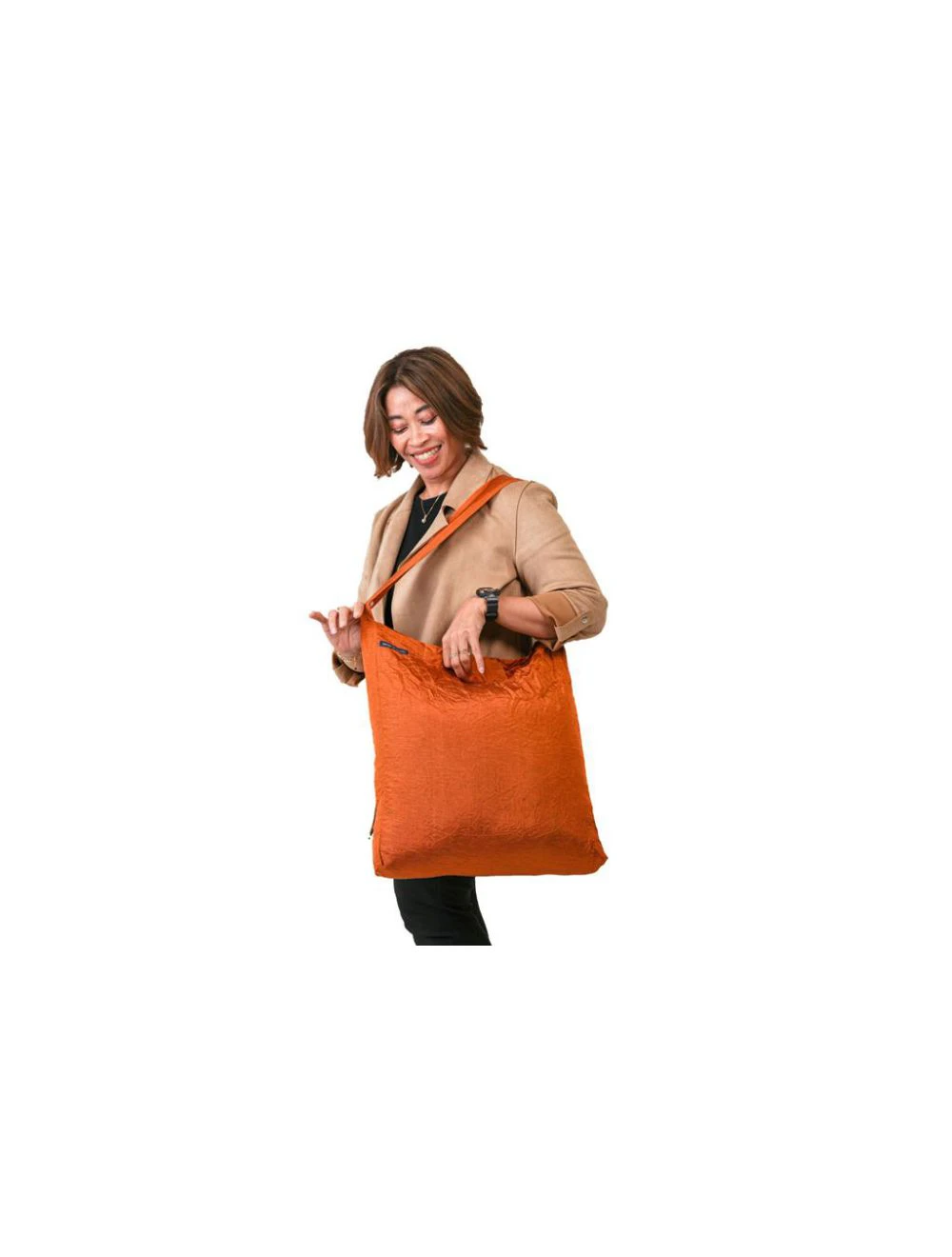 That is a Handbag Ticket to the Moon Eco Bag Large Premium Terracotta Terracotta