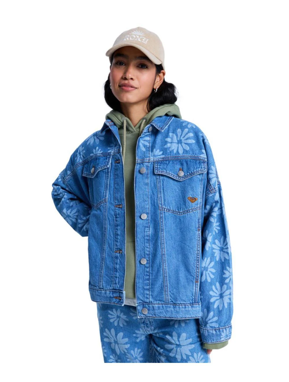 That is a denim jacket Roxy Salty Horizon Surf Wash