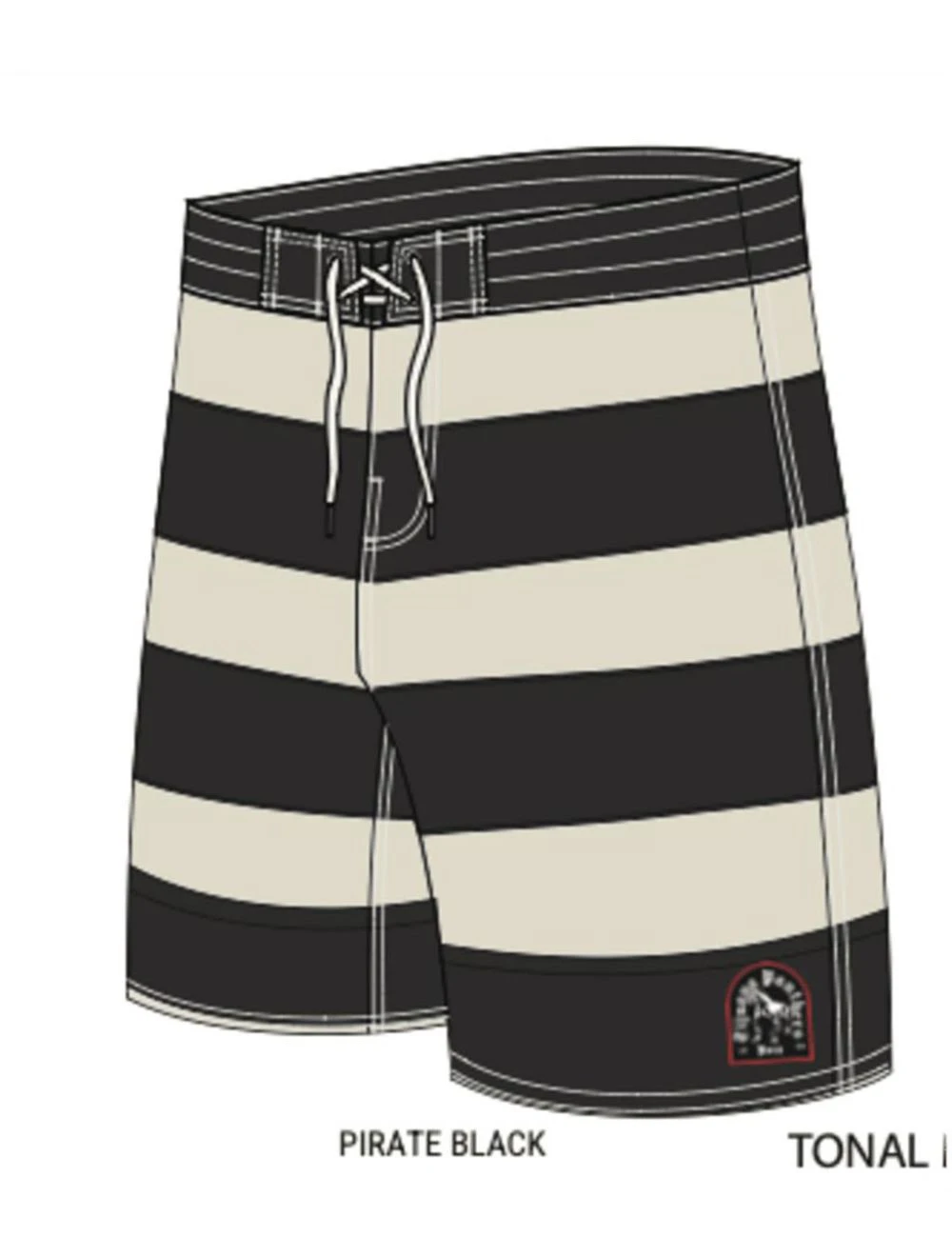 That is a Boardshort;Swimtrunks RVCA DA Bull Trunk 18 Pirate Black Pirate Black