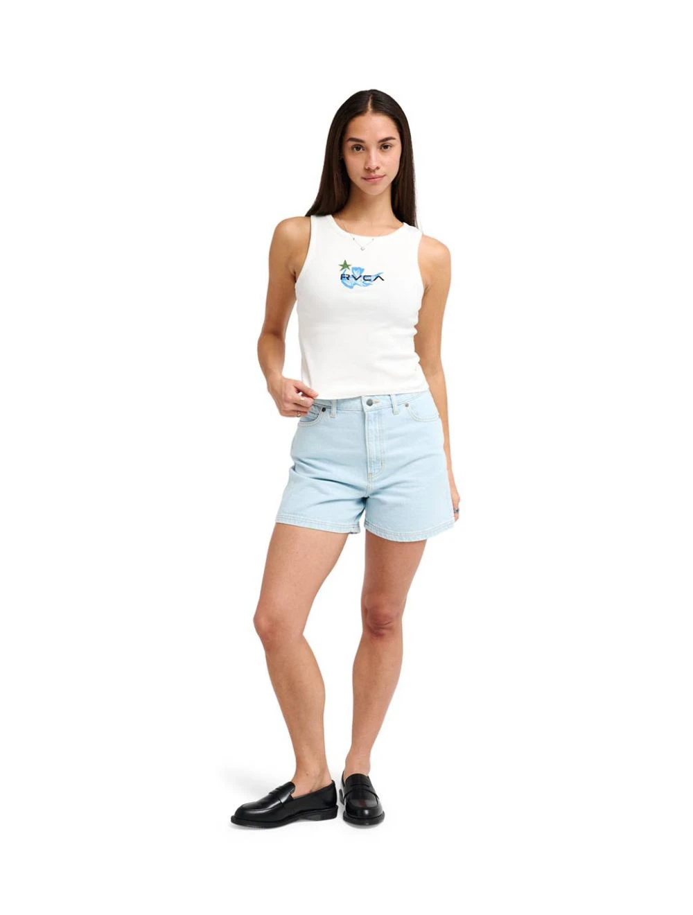 That is a Tanktop RVCA AF Bird Logo Tank Cloud Dancer Cloud Dancer