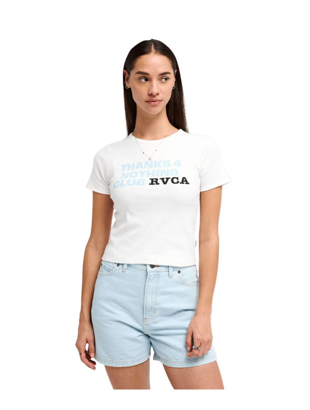 That is a Tanktop RVCA Club RVCA Rib SS Cloud Dancer Cloud Dancer