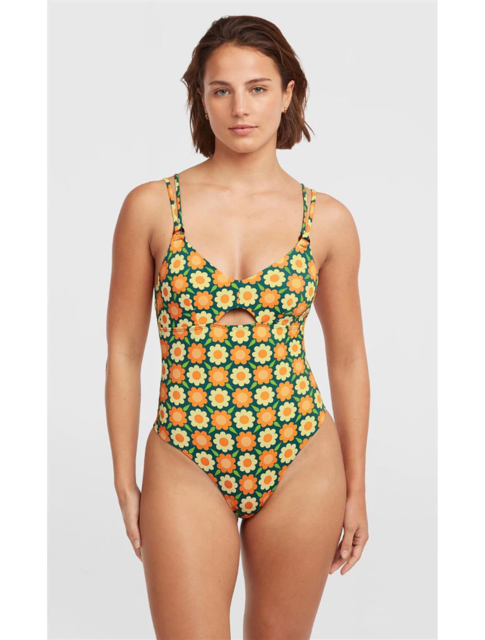 That is a Swimsuit; Onepiece O'Neill O'Riginals Swimsuit Green Retro Flower Green Retro Flower