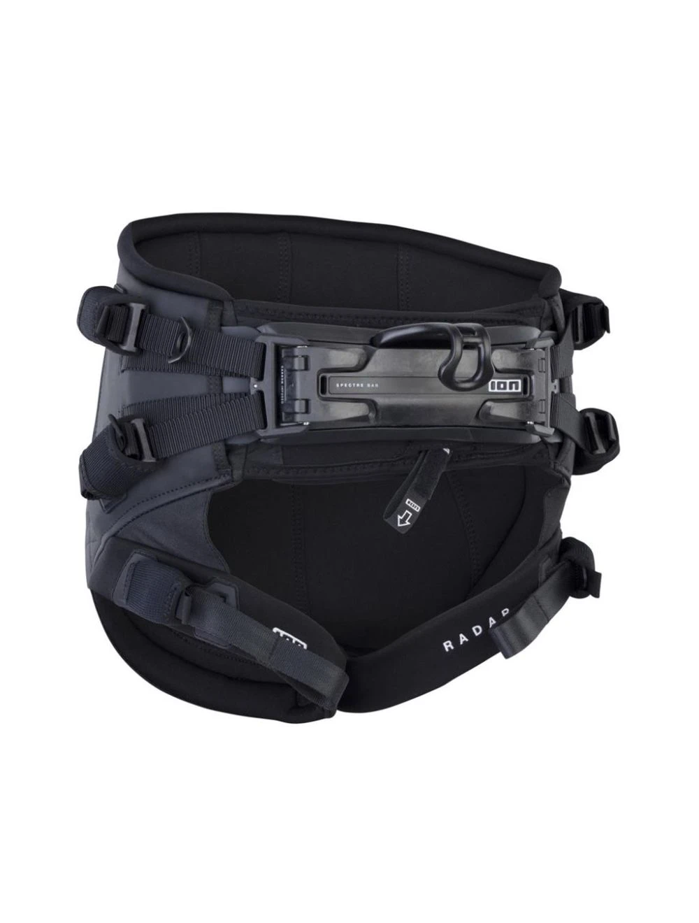 That is a Harness; Kitesurf Harness ION Harness Seat Kite Radar Black Black