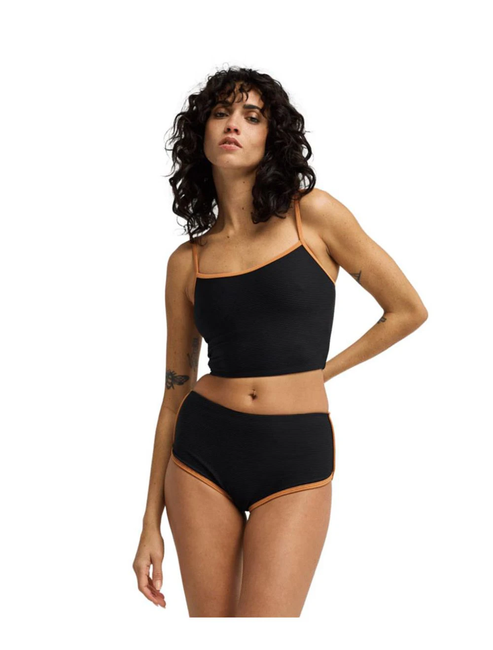 That is a Bikinitop Billabong Tanlines Surf Black Black