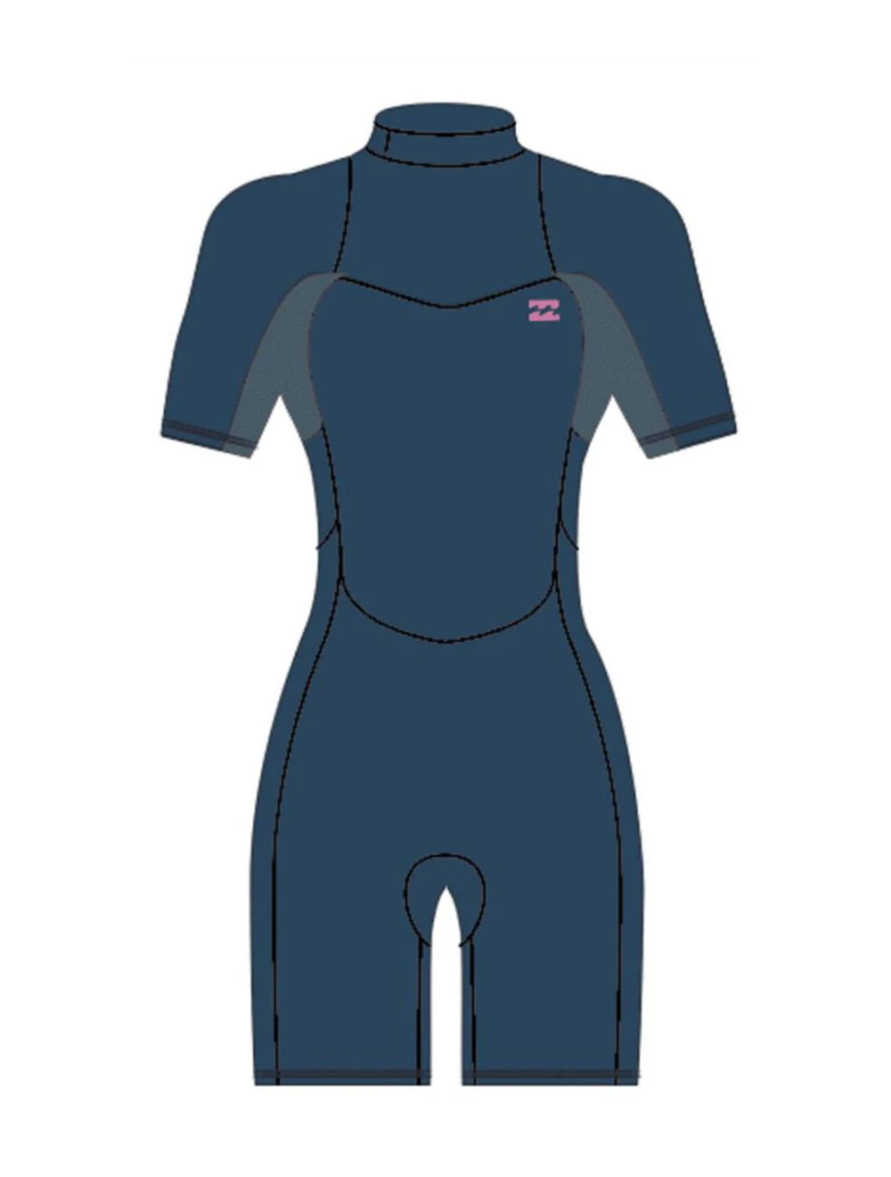 That is a Wetsuit; Surfsuit Billabong 202 Synergy FL Spring Stormy Blue