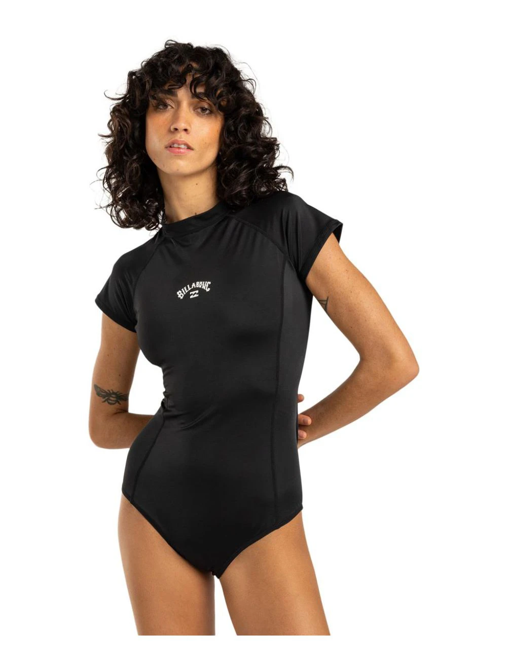 That is a Rashguard; Lycrasuit Billabong Tropic Bodysuit SS Black Pebble Black Pebble
