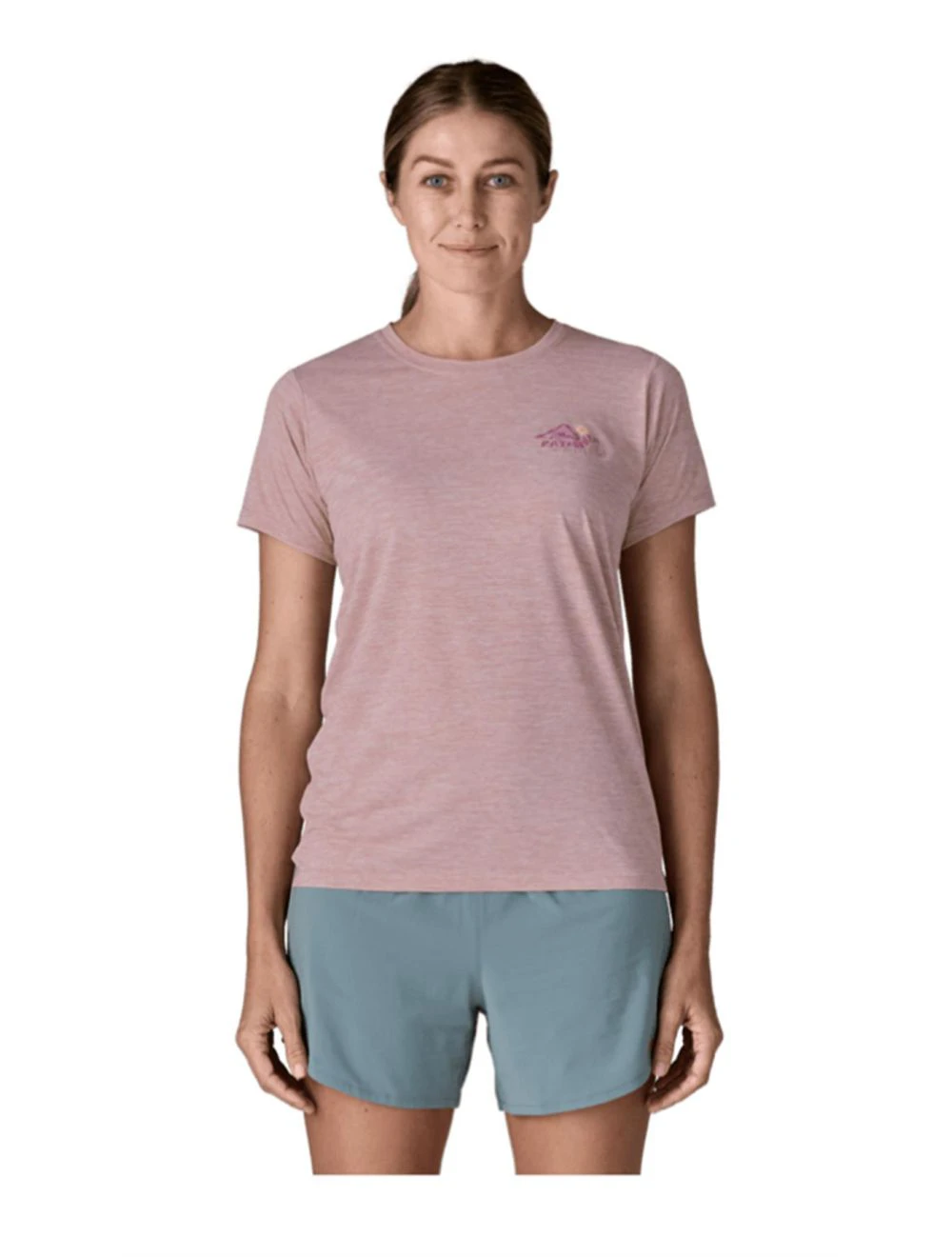 That is a T-Shirt Patagonia W's Cap Cool Daily Shirt - Trailcheck Quiet Violet