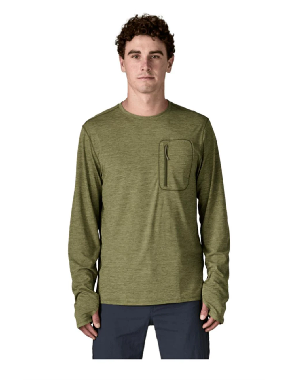 That is a Longsleeve Patagonia M'S L/S Cap Cool Sun Shirt Caper Green
