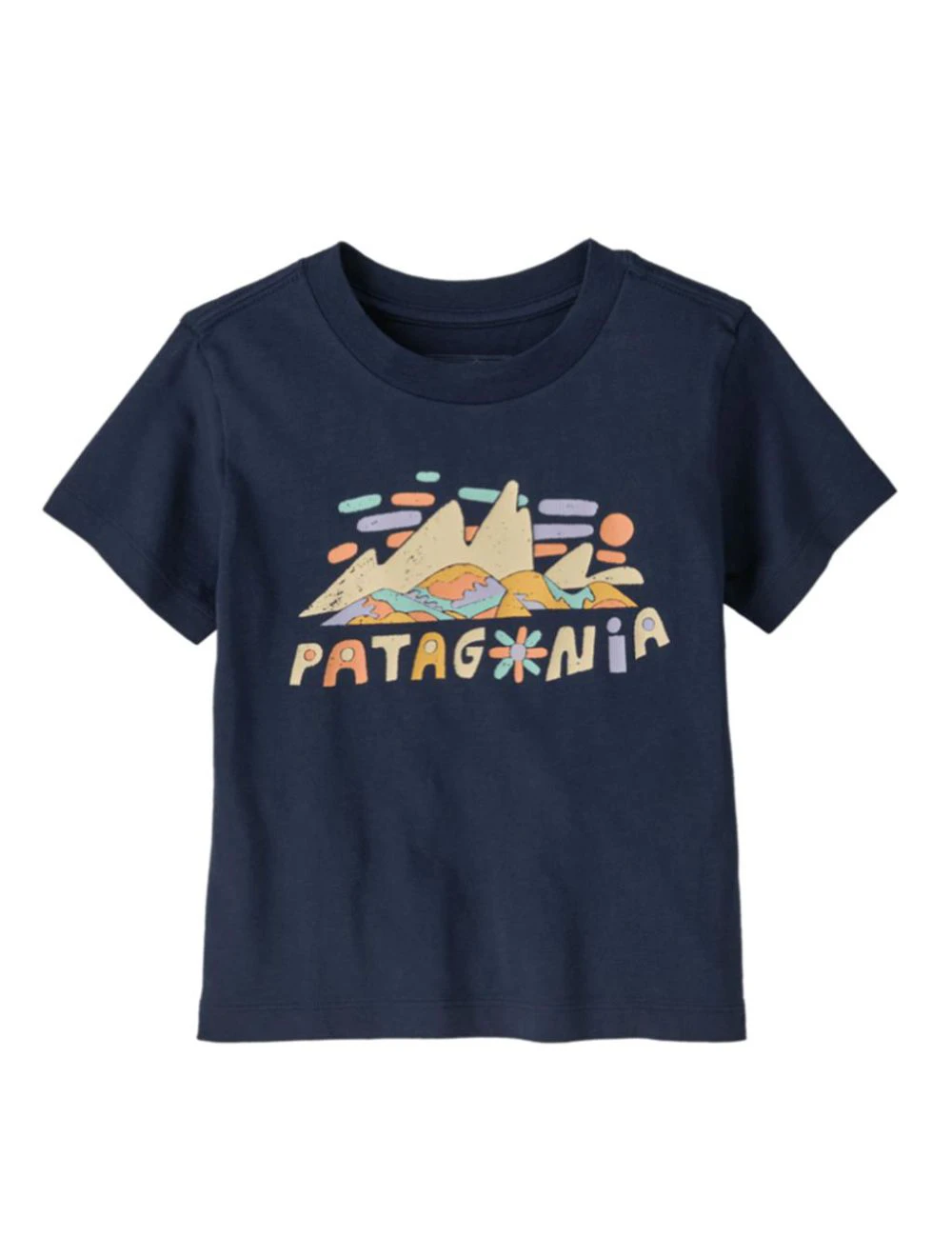 That is a T-Shirt;  Patagonia Baby Graphic T-Shirt Fitz Roy Superbloom Fitz Roy Superbloom