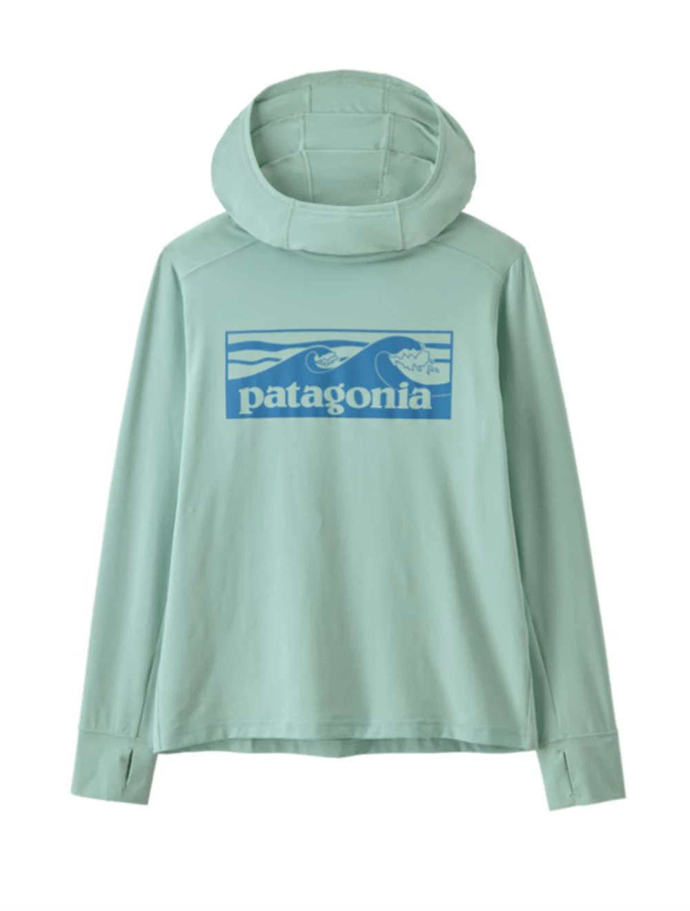 That is a Hoody Patagonia K's Cap SW Hoody  Boardshort Logo Tones: Thin Ice Boardshort Logo Tones: Thin Ice