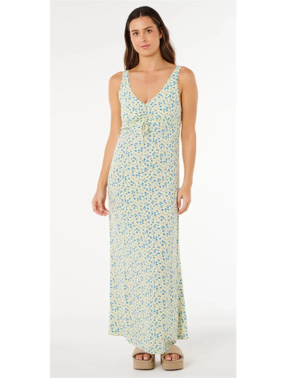 That is a Dress Rip Curl Surf Side Maxi Dress Light Yellow Light Yellow
