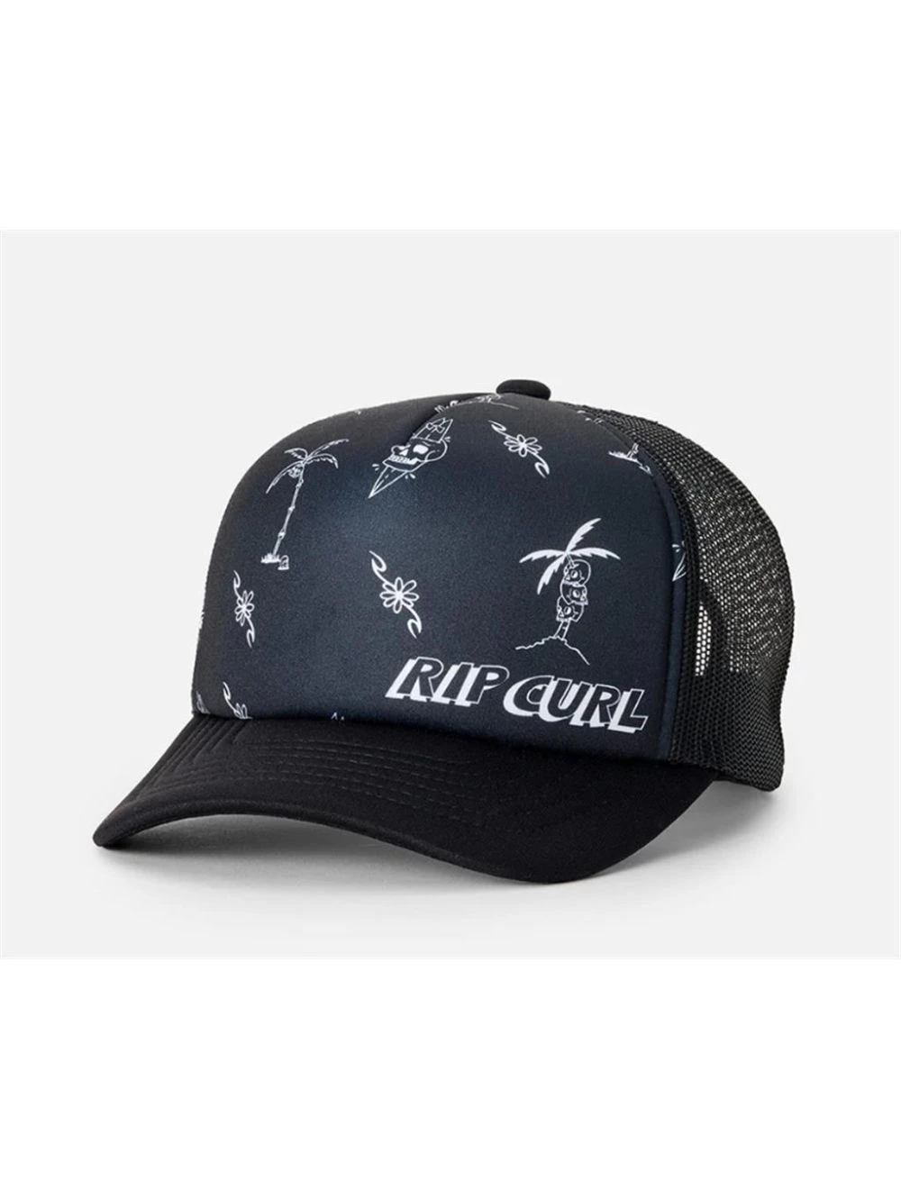 That is a Cap Rip Curl Weekender Trucker - Boy Washed Black Washed Black