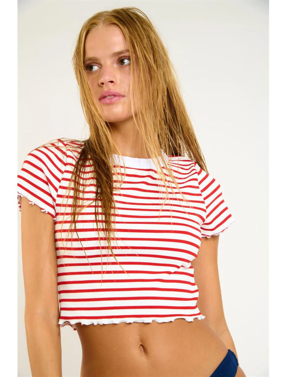 That is a T-Shirt Banana Moon Tonio Nautical Red Striped Red Striped