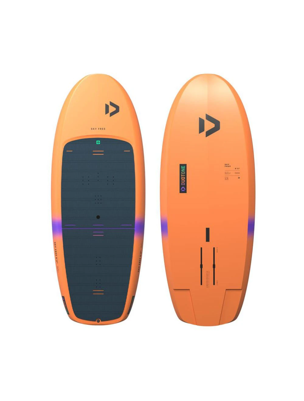 That is a Wingfoil Board; Duotone Sky Free DST Orange DST Orange DST