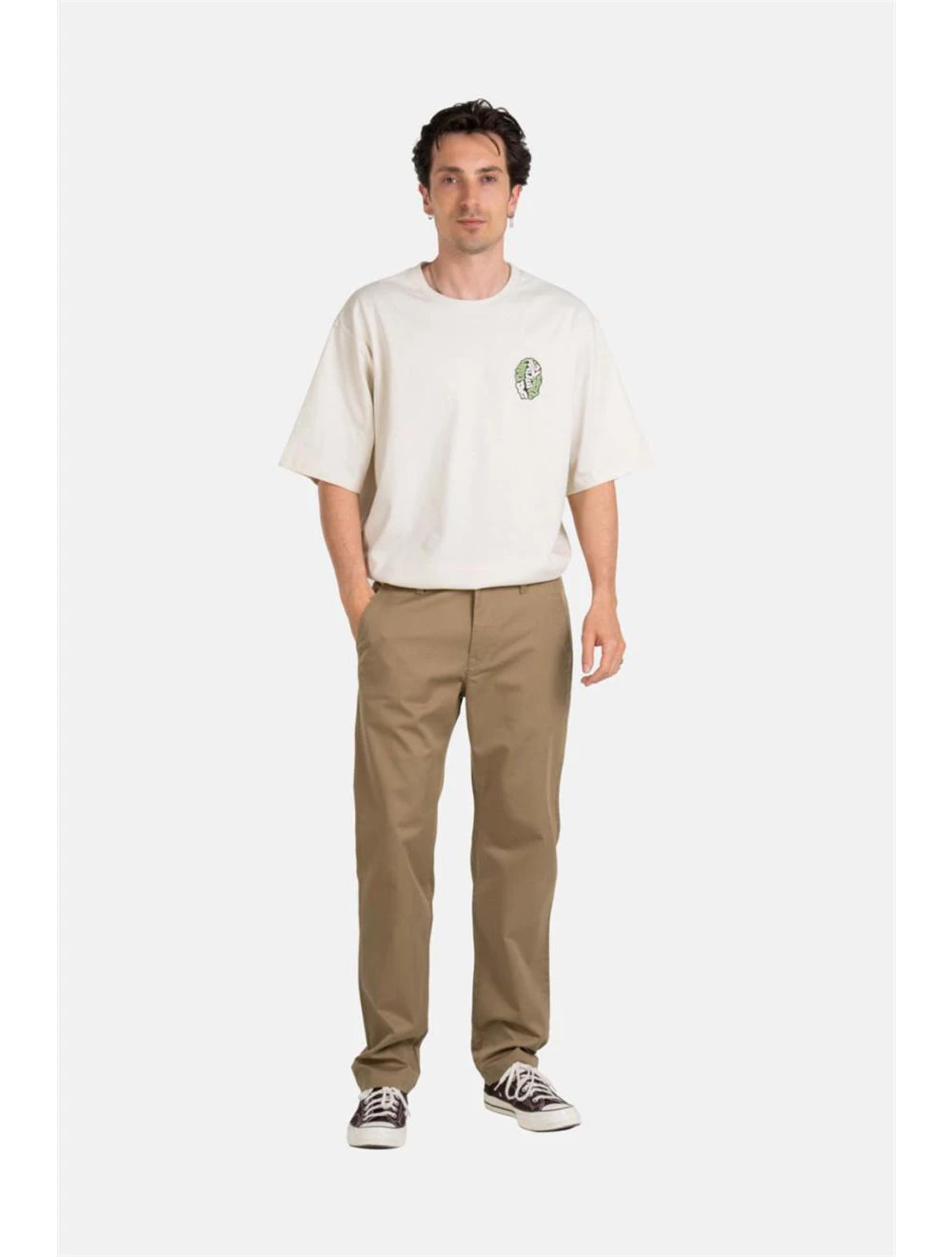 That is a Pants Reell Metro Flex Chino Dark Sand Dark Sand