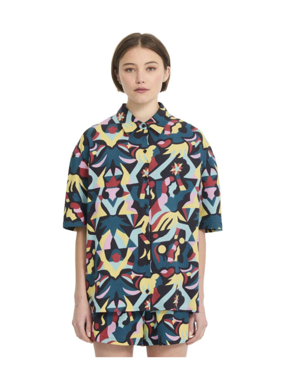 That is a Top Volcom FA Bruno Lucas Shirt Multi Multi