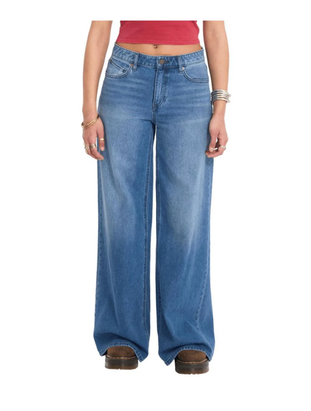 That is a Pants Volcom Stoned BF Lowrise Worn Light Blue Worn Light Blue