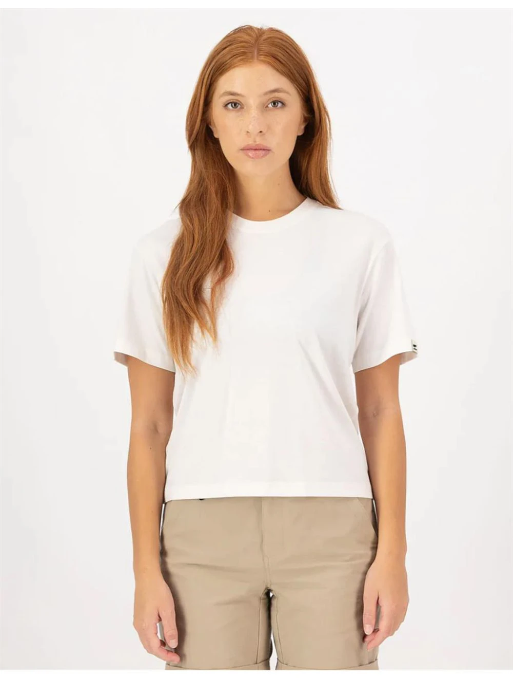 That is a T-Shirt Mons Royale WMS Yonder Merino Organic Cotton T-Shirt vintage white