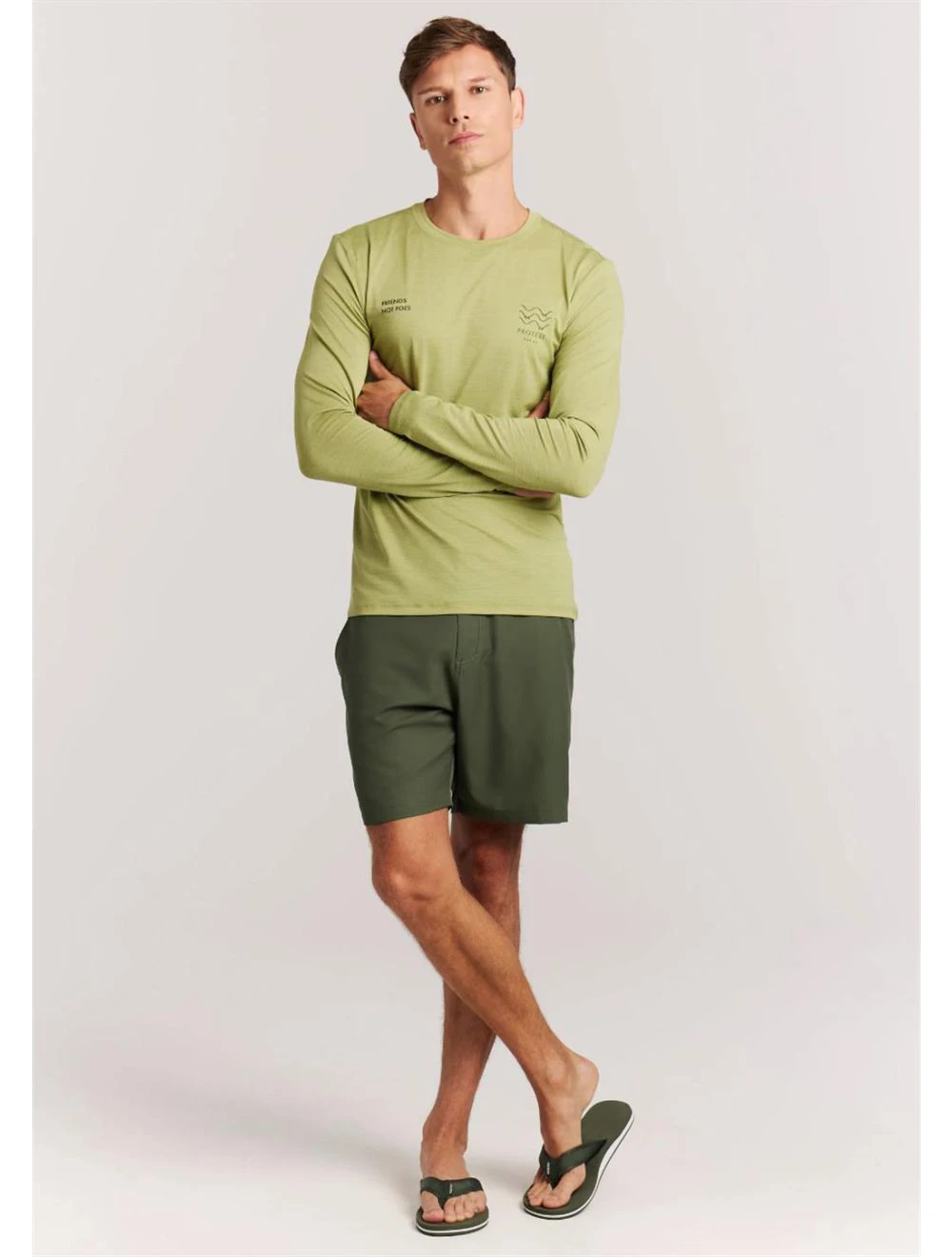 That is a Rashguard;UV-Shirt Protest PRTRyle surf T long sleeves Fern Green Fern Green