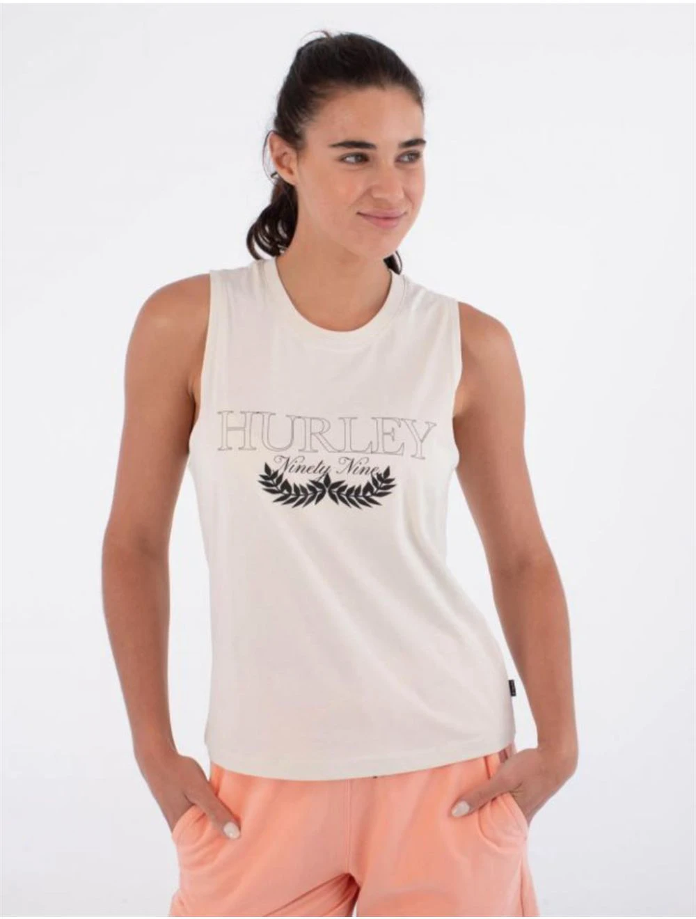 That is a Top; Shirt Hurley W Tank Over Hurley 99 Bone Bone