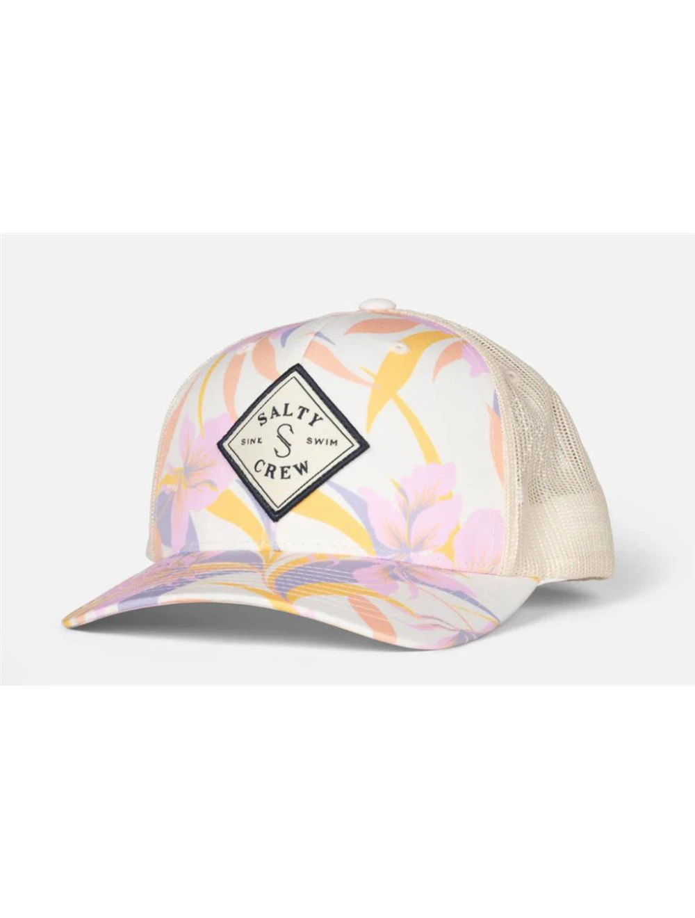 That is a Cap Salty Crew Sealine Retro Trucker Pink Skies Pink Skies