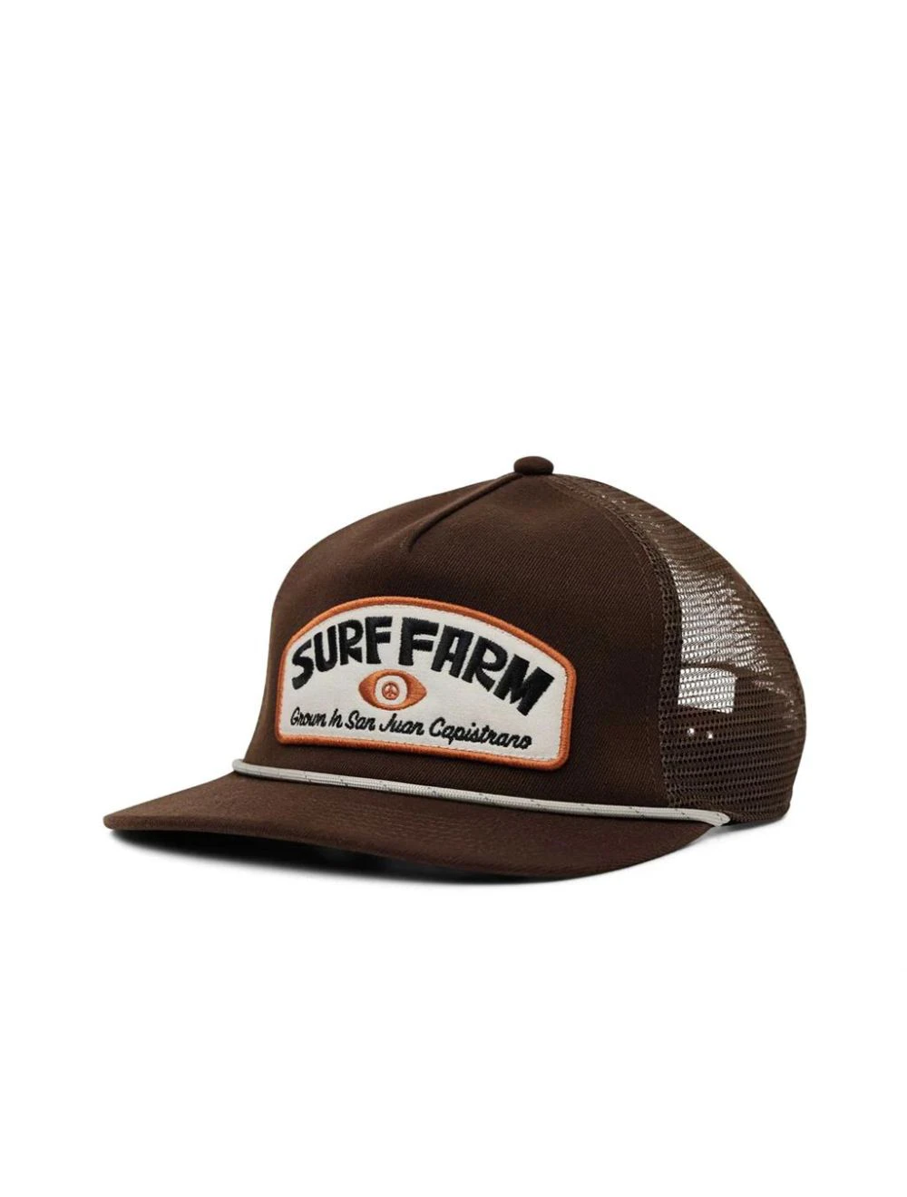 That is a Cap Vissla Tec Surf Farm Trucker Hat Dark Earth Dark Earth