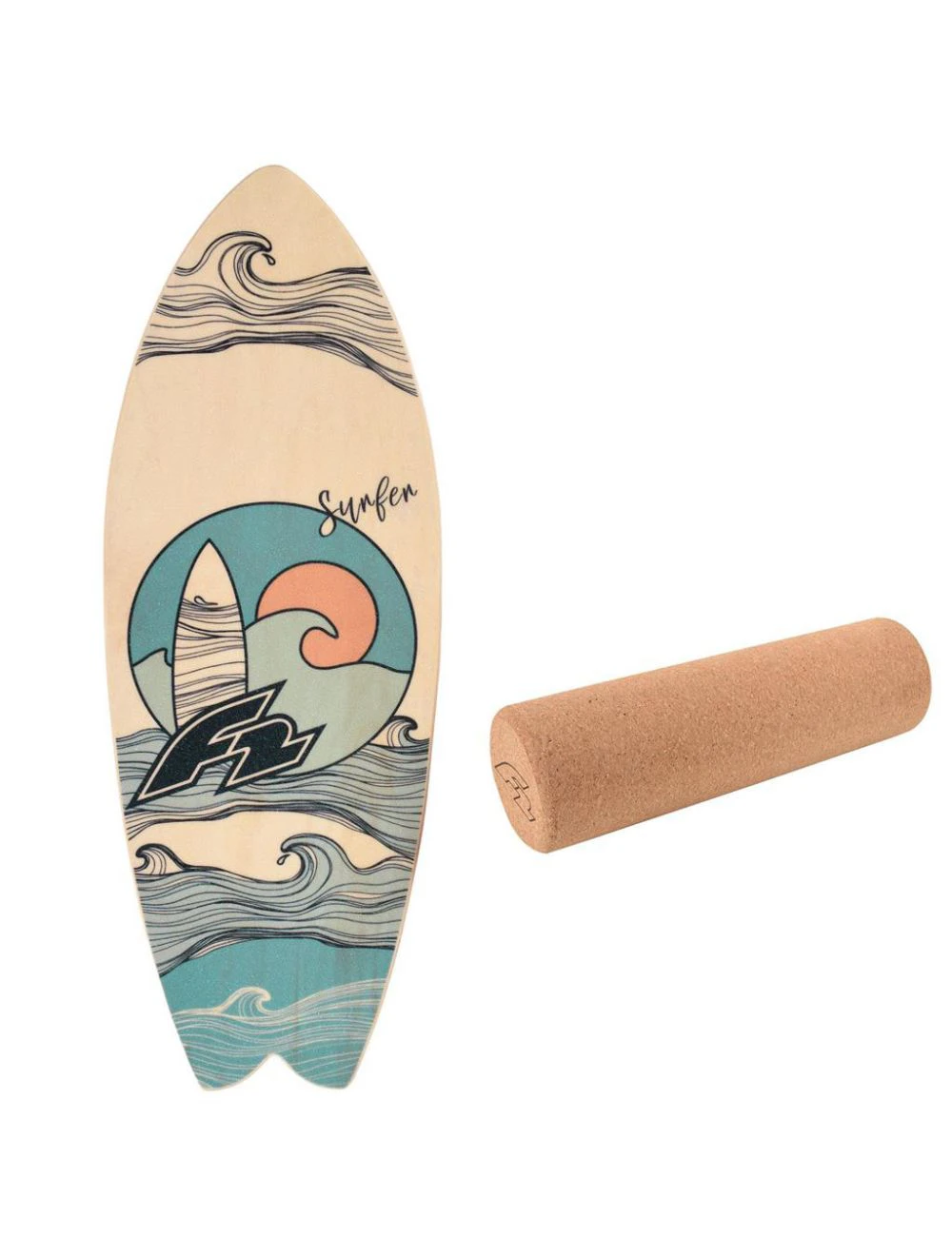 That is a Balance Trainer F2 Balance Board Surfer + Cork Roll