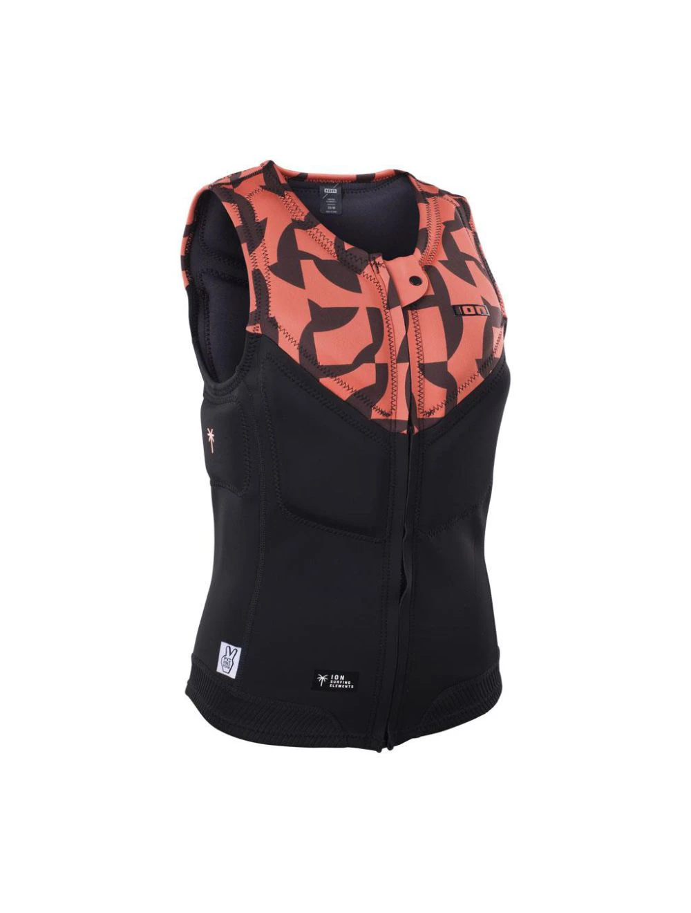 That is a Impact Vest; Protectionvest;  ION Vest Ivy Front Zip women Tiger-Coral Tiger-Coral