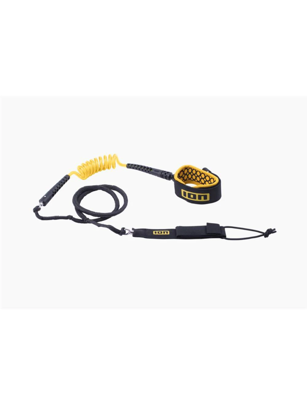That is a Wingsurf Leash ION Leash Wing Board Core Hybrid Ankle Mustard