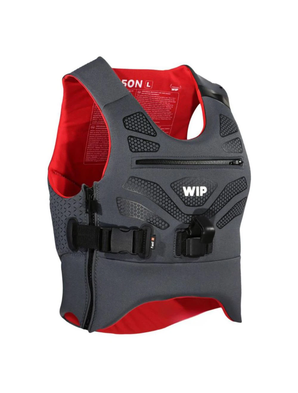 That is a Protectionvest; Impact Vest WIP Wing Neo Vest 50N Grey/Red Grey/Red