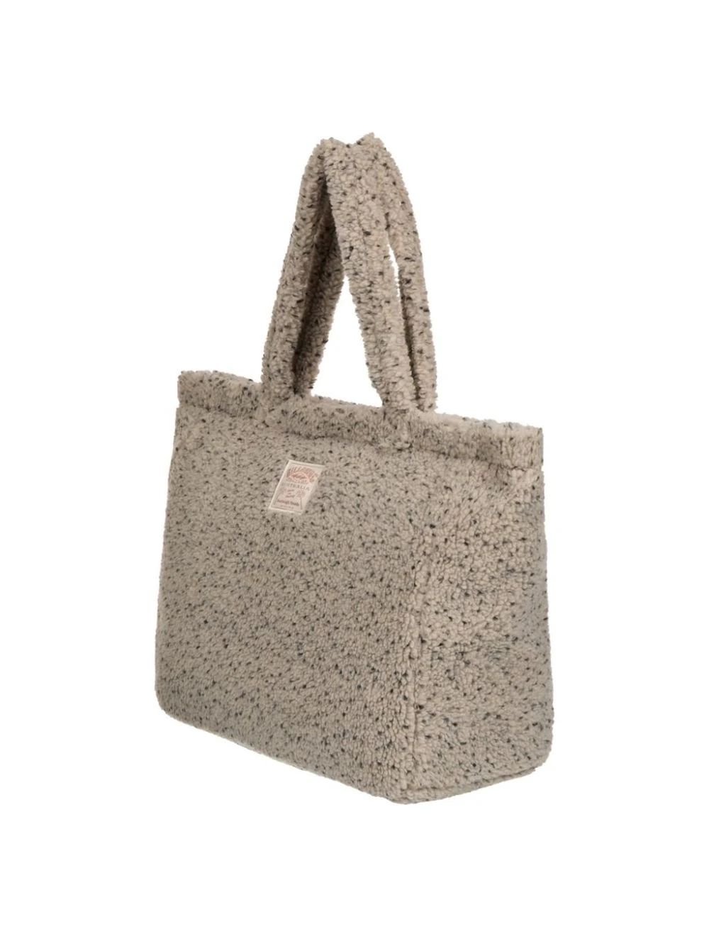 That is a Handbag Billabong Dreamaway Tote Sherpa Cobblestone Cobblestone