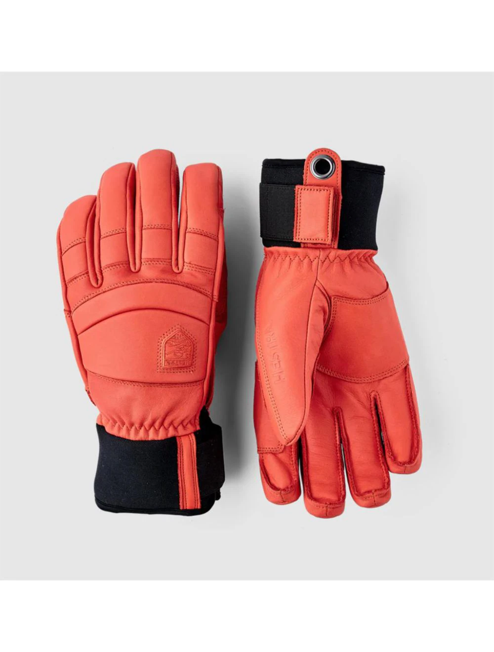 That is a Skigloves;Snowboard.gloves Hestra Fall Line - 5 Finger Flame Red