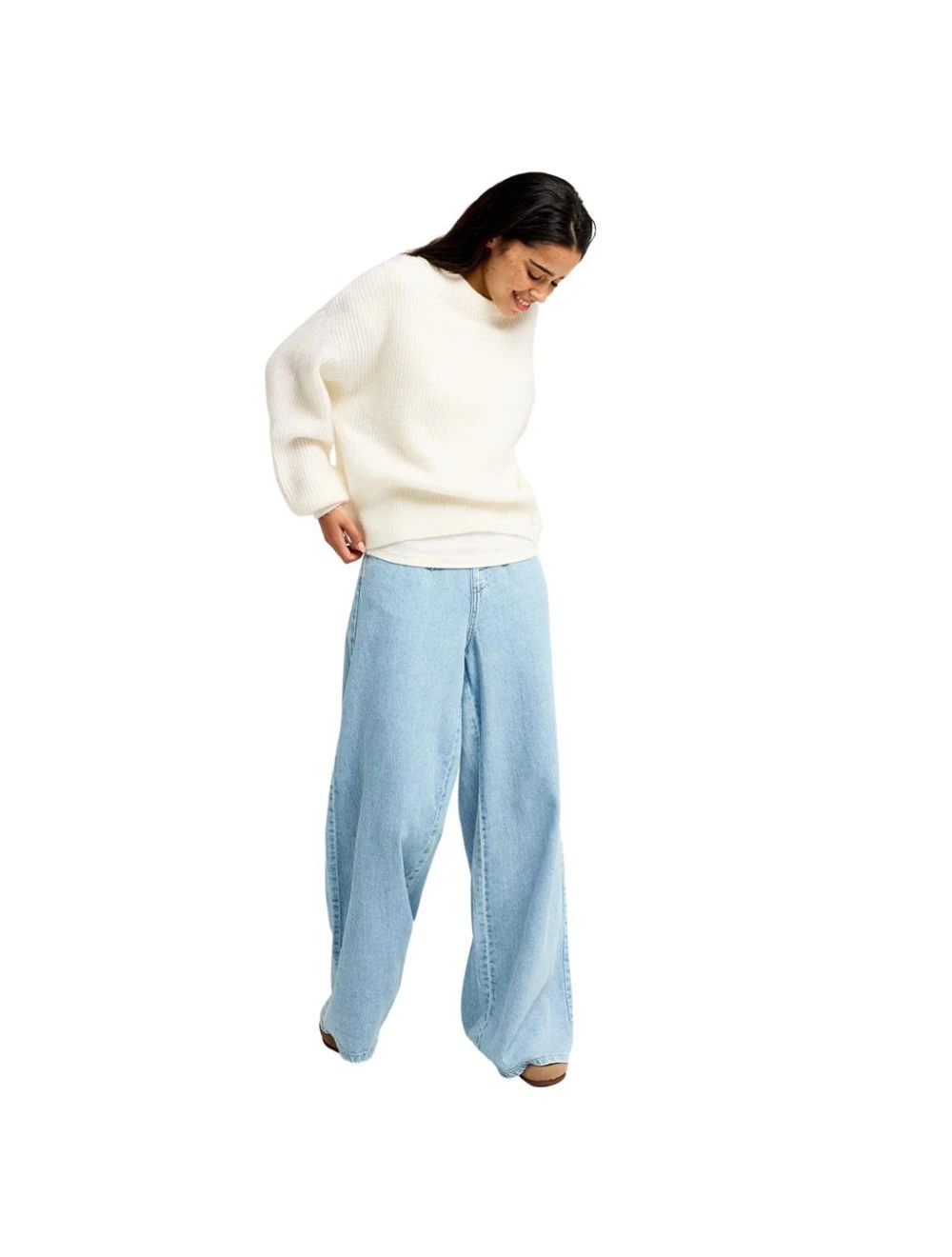 That is a Pullover Roxy Loomed Horizon Coconut Milk  Coconut Milk