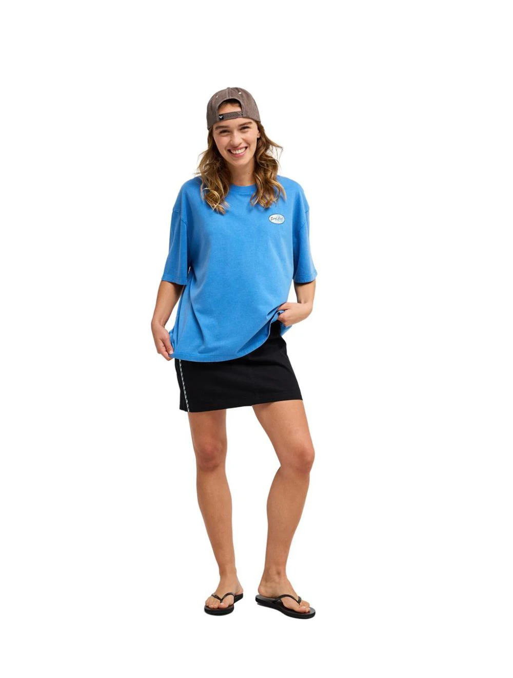 That is a T-Shirt Roxy Talloversize Washed Super Sonic Super Sonic