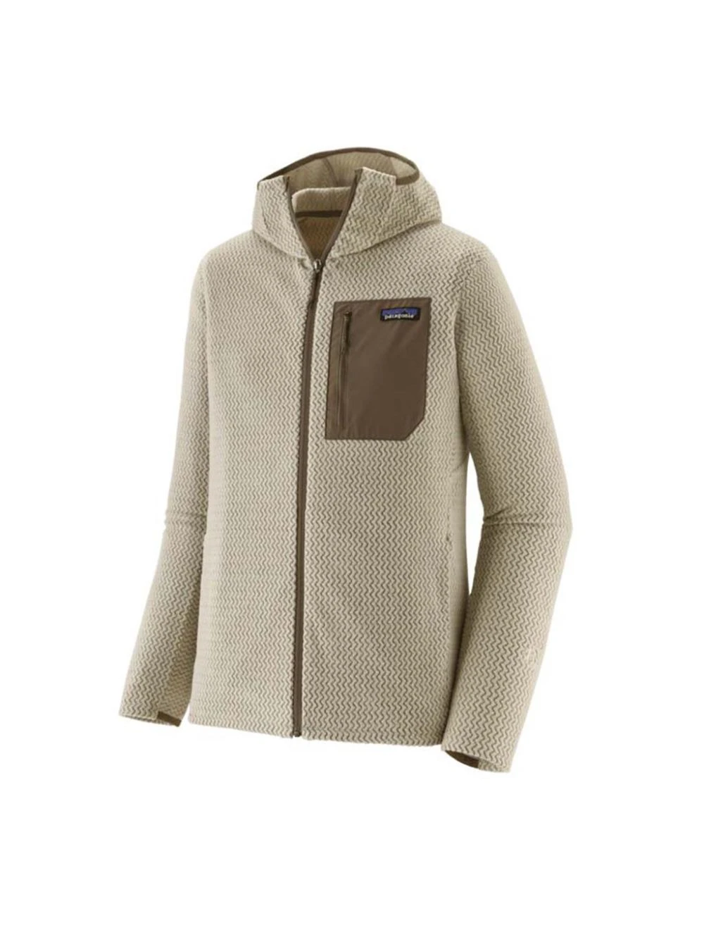 That is a Fleece Patagonia M's R1 Air Full-Zip Hoody Pelican