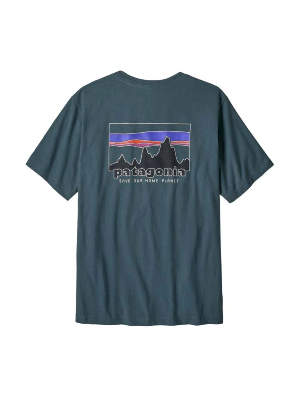 That is a T-Shirt Patagonia M's '73 Skyline Summit Blue