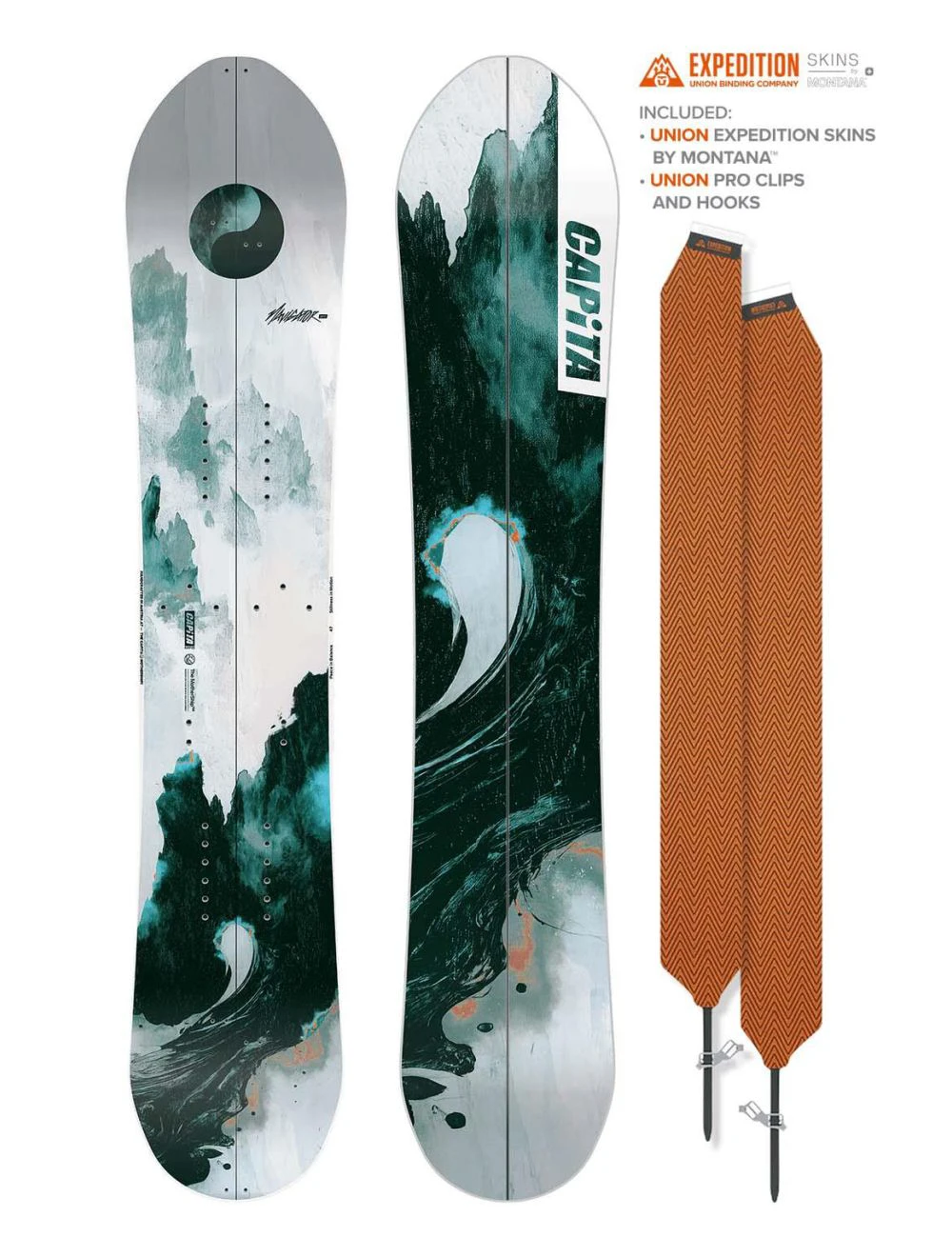 That is a Splitboard; Capita Navigator Split 26/27