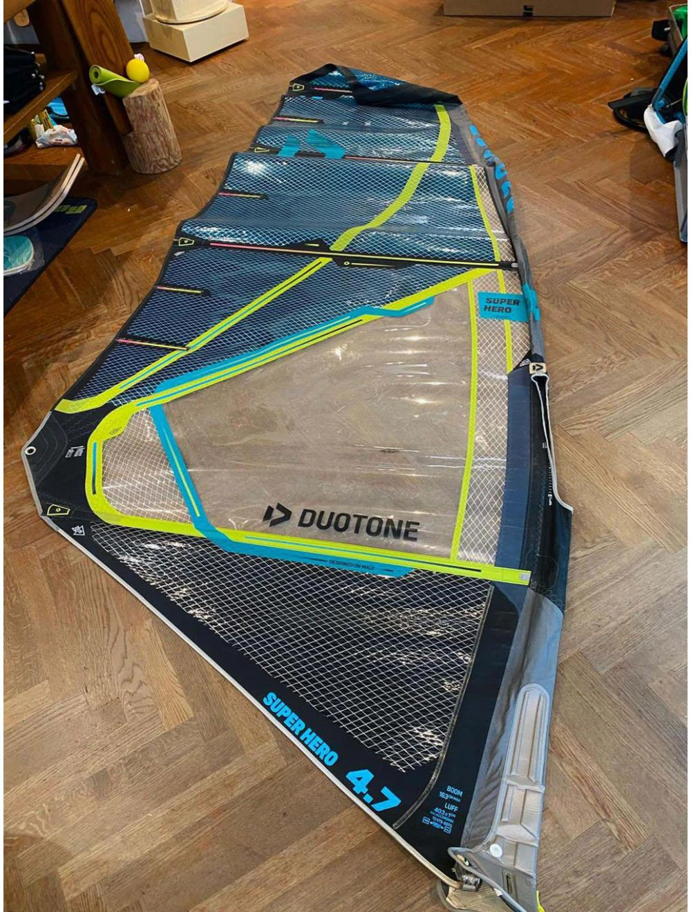 That is a Sail; Windsurfing Sail Duotone Testsegel Super.Hero 2022