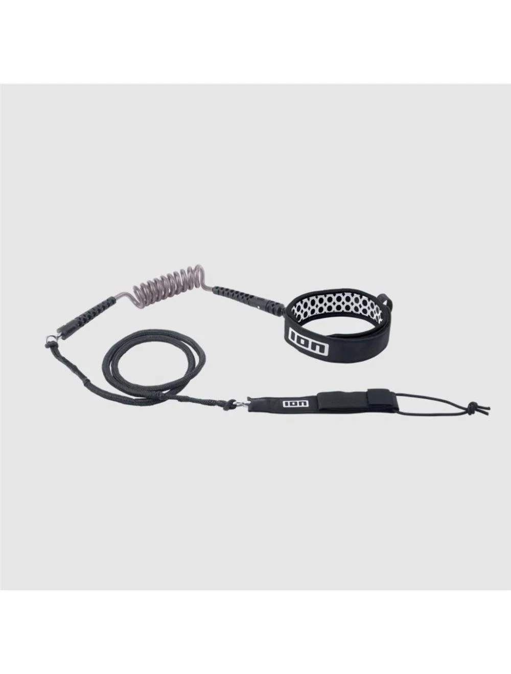 That is a Wingsurf Leash ION Leash Wing Board Core Hybrid Knee Black