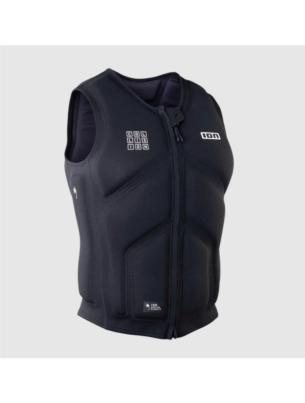 That is a Impact Vest; Protectionvest; ION Vest Collision Core Front Zip men Black Black