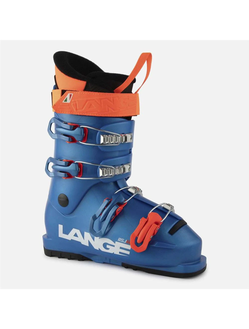 That is a Youth Skiboots Lange RSJ 60 26/27 vibrant blue
