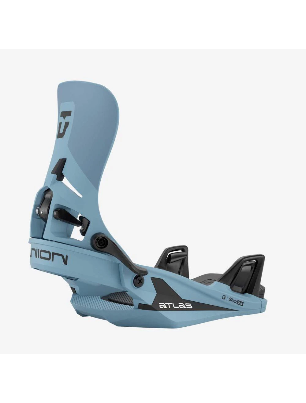 That is a Snowboard Bindings; Union Atlas Step On 26/27 Blue-Grey Blue-Grey