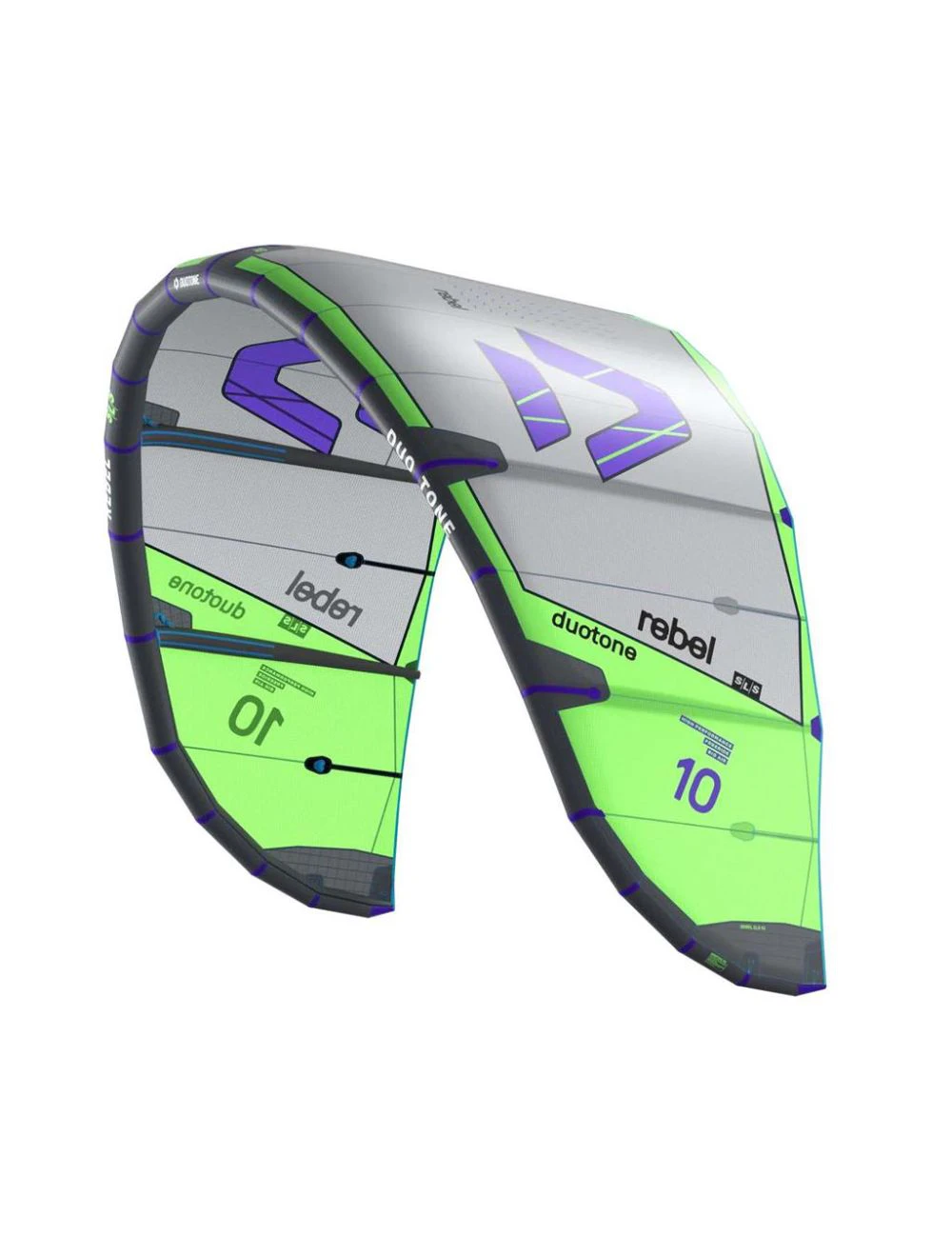 That is a Kite Duotone Rebel SLS 2027 C08: Gray/Light-Lime C08: Gray/Light-Lime