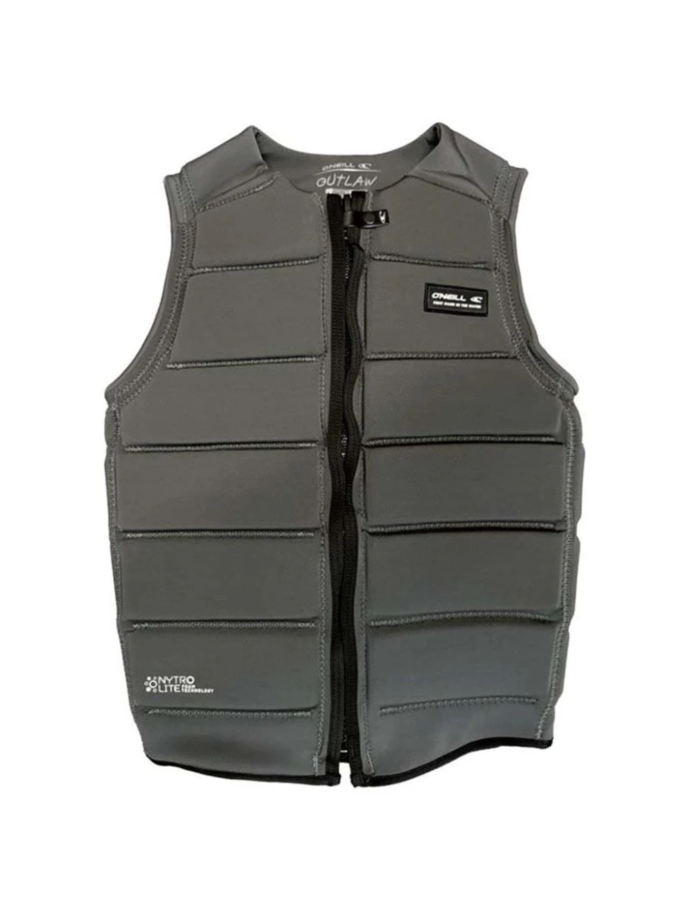 That is a Impact Vest; Wakeboard Vest; O'Neill Outlaw Comp Vest Tempered Steel/Graphite Tempered Steel/Graphite