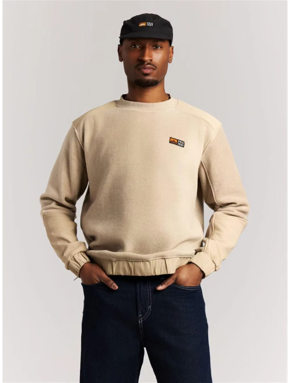That is a Pullover Protest PRTKeenan Sweatshirt BambooBeige BambooBeige