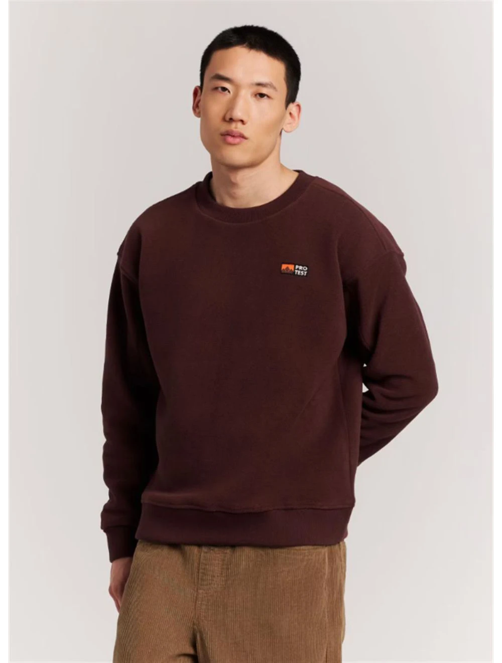 That is a Pullover Protest PRTHawks Sweatshirt Pecanred Pecanred