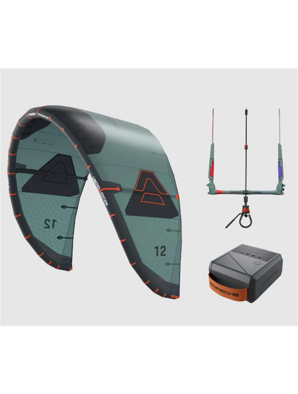 That is a Kite-Set Duotone DTK Evo SLS Porsche Turbo SET