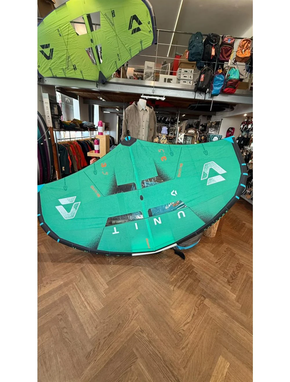 That is a Foilwing; Wing; Duotone TESTWING Unit 2026 3.5 Fresh-green Fresh-green